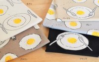24/-コーマ天竺  fried egg (カート戻)